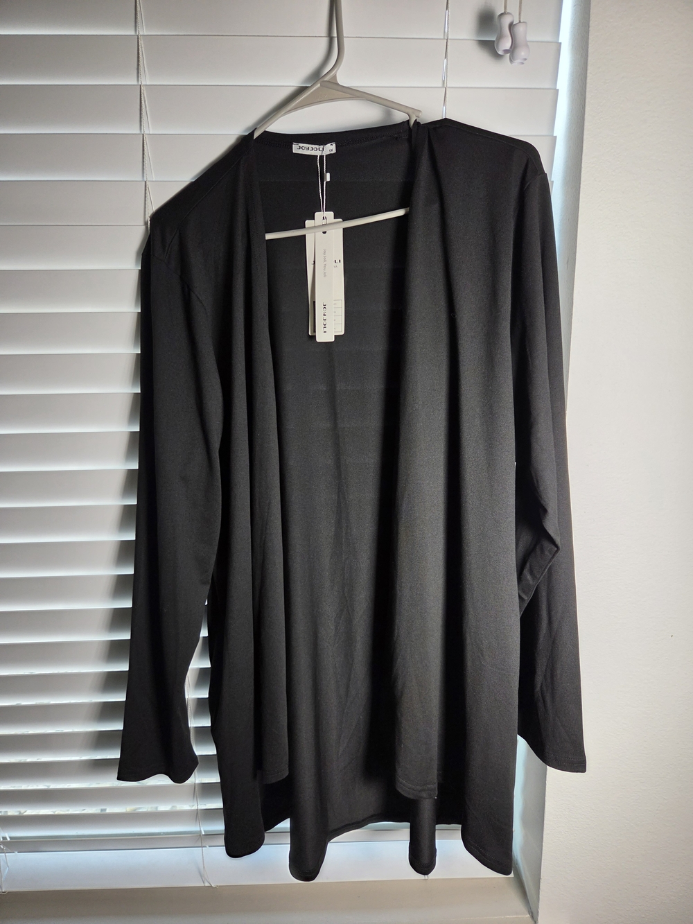 Joseph Black Open-Front Lightweight Draped Cardigan